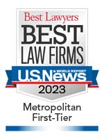US World News Best Law Firms 2023 Metropolitan First-Tier